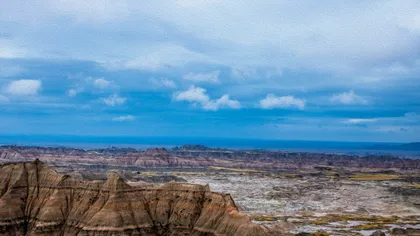Storm clouds — South Dakota Badlands