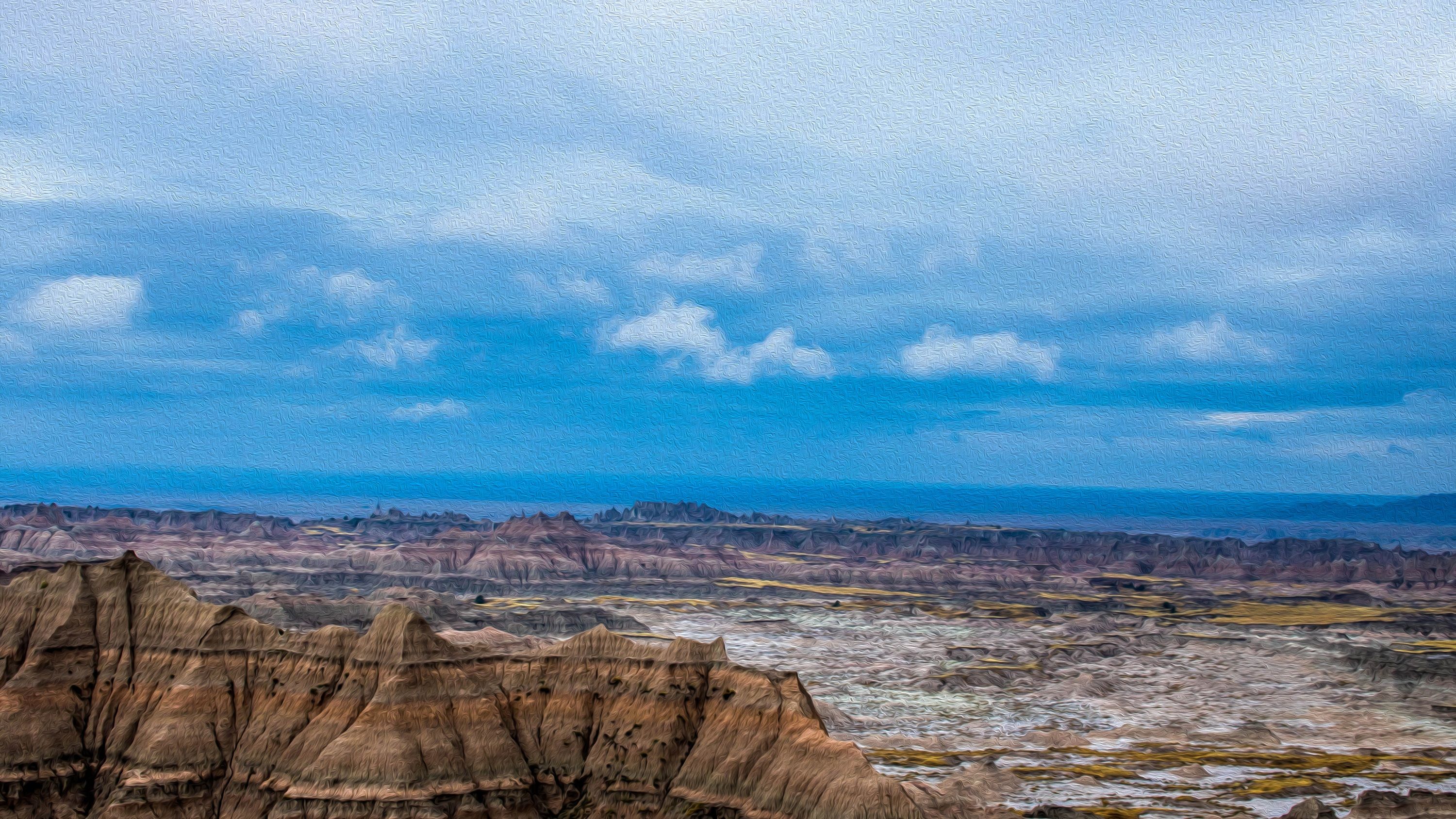 Storm clouds — South Dakota Badlands