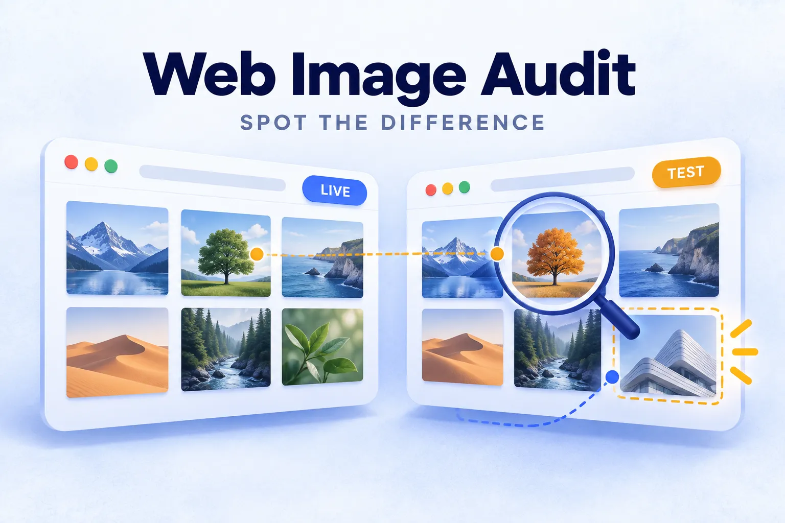 Web Image Audit illustrated project cover