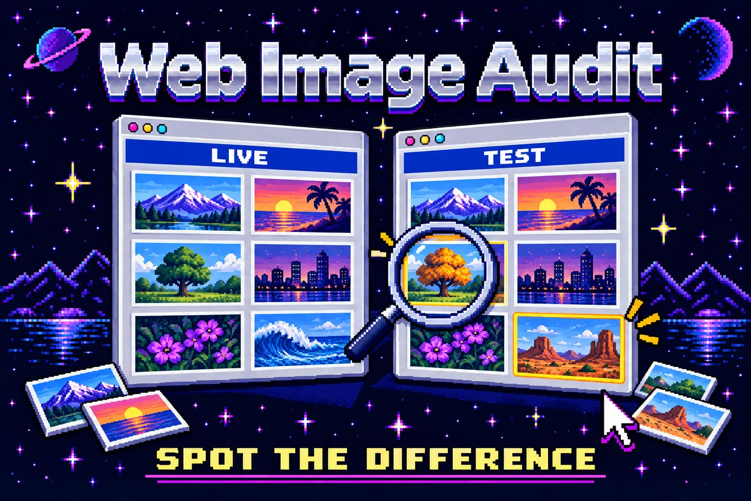 Web Image Audit pixel-art project cover